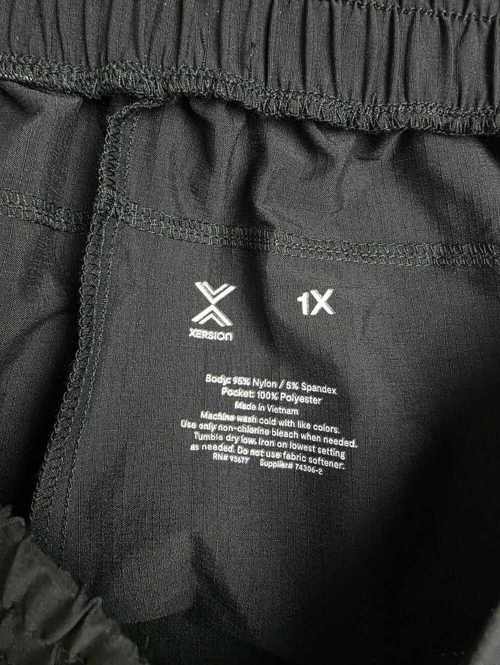 Xersion Black Athletic Shorts Size 1x - Picture 8 of 9